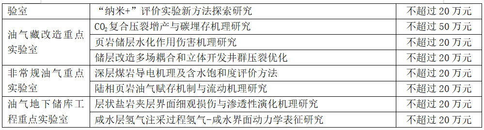 中石油勘探开发研究院最新课题！