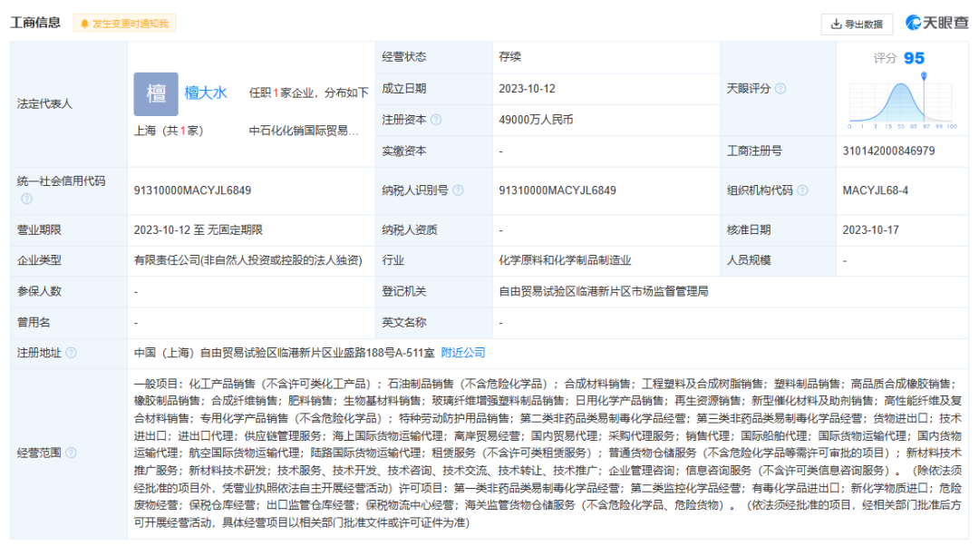 中石化成立两家新公司！