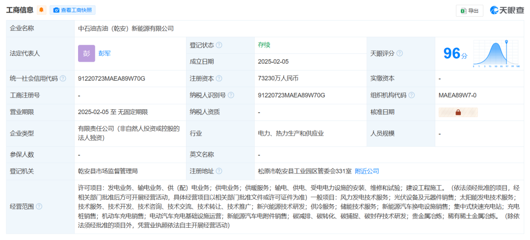 中石油再成立新公司！